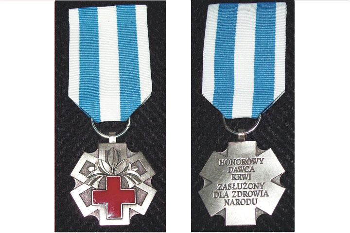 Wręczenie odznaczeń ,,Honorowy Dawca Krwi – Zasłużony dla Zdrowia Narodu”